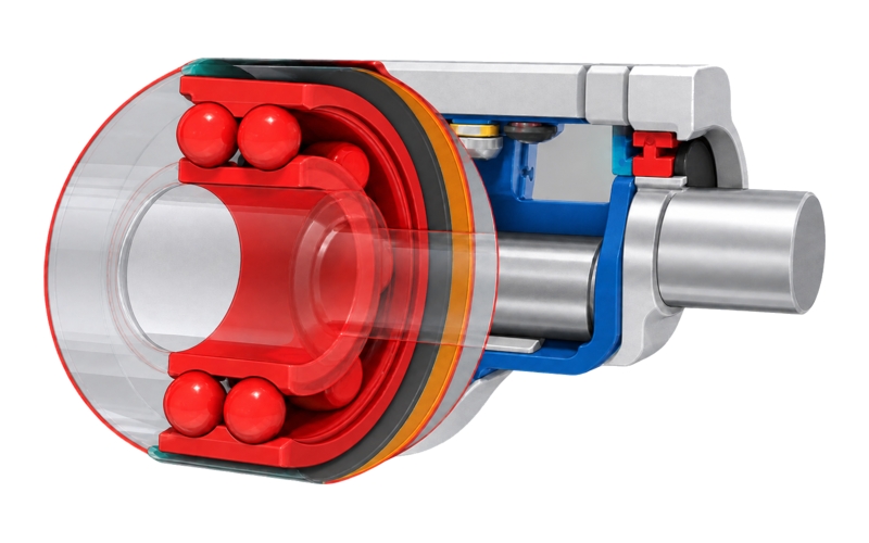 Rolling element bearing used in the 2140 course