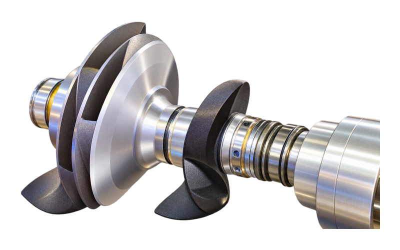 Industrial pump shaft used in the 3110 course