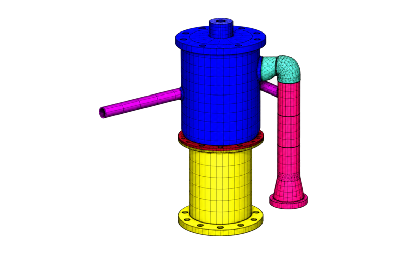 Vibration analysis visualization used in the 3170 course