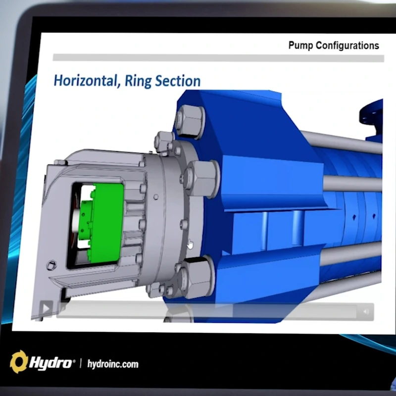Digital pump training shown closely on a tablet