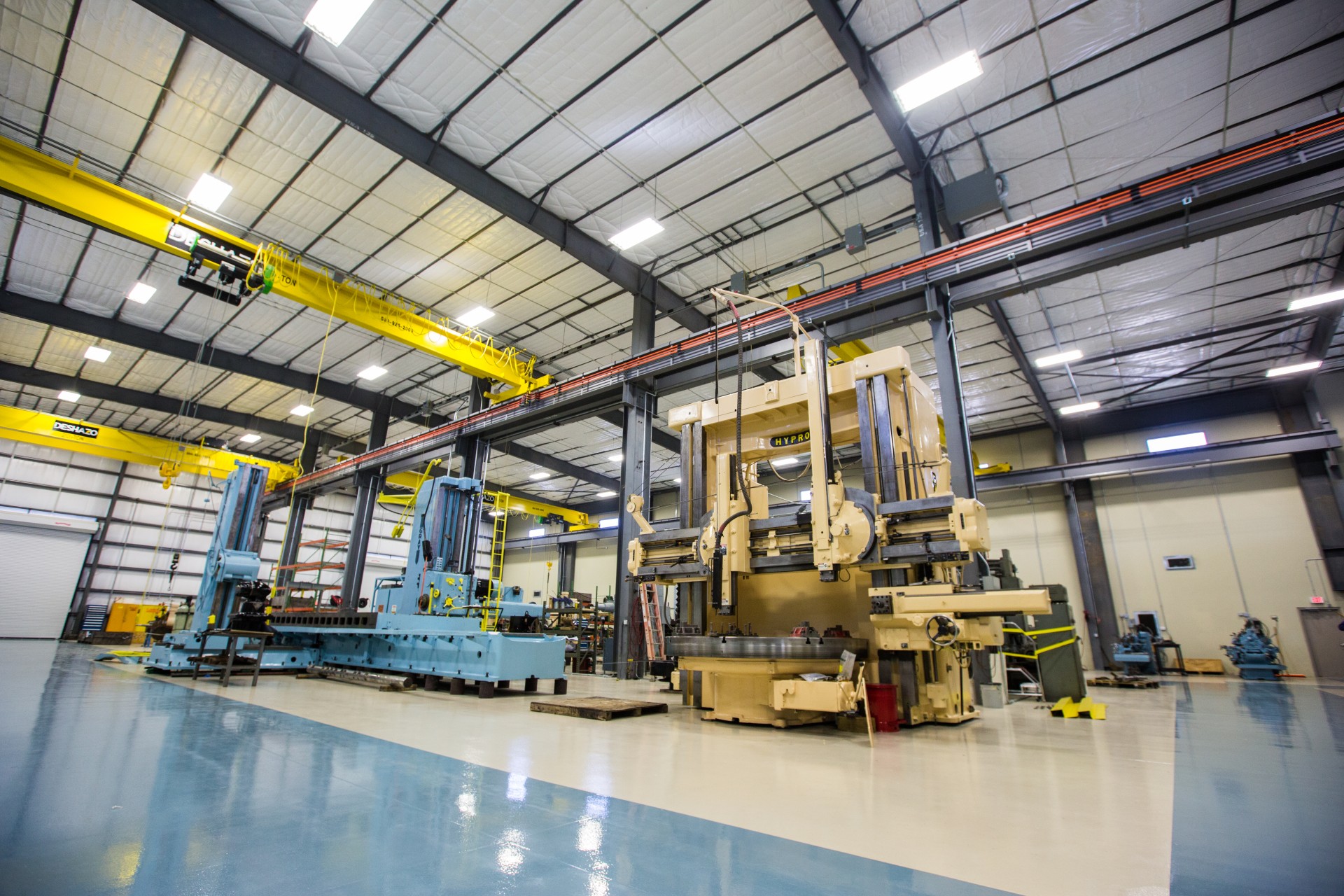 Inside the HydroTex Deer Park facility