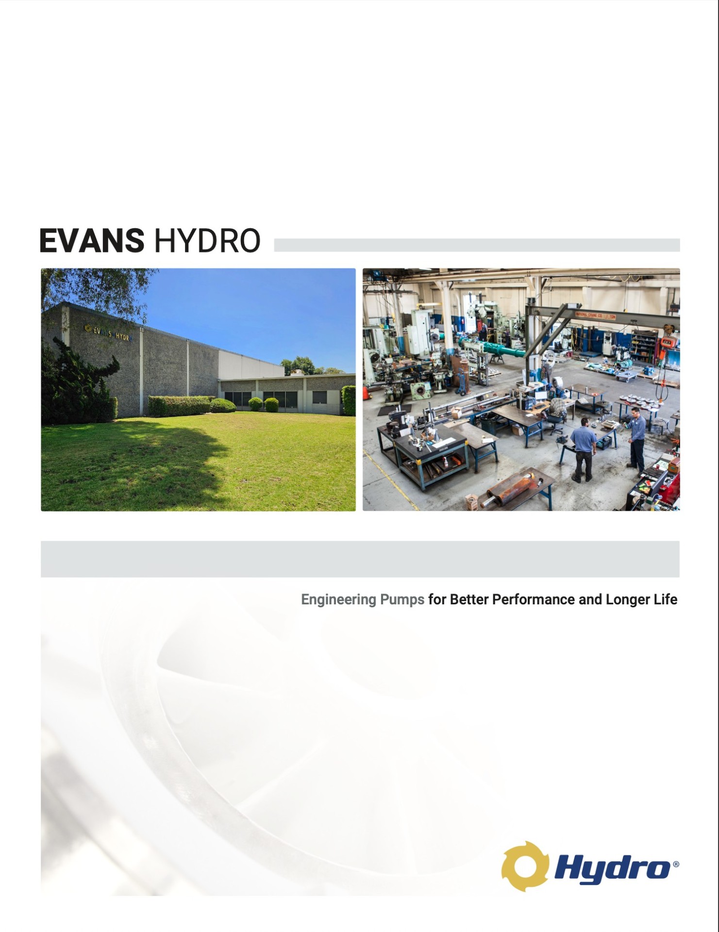 Facility Brochure Cover